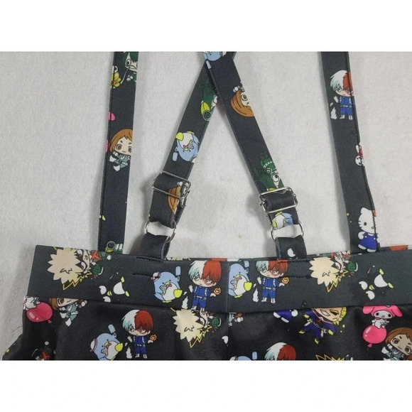 Hot Topic My Hero Academia x Hello Kitty Skater Suspender Skirt Women's Medium - Picture 5 of 6